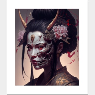 Geisha Oni Posters and Art